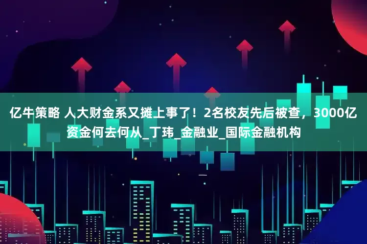 亿牛策略 人大财金系又摊上事了！2名校友先后被查，3000亿资金何去何从_丁玮_金融业_国际金融机构