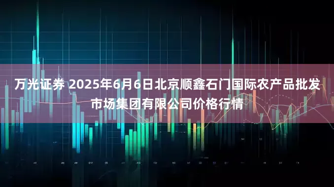 万光证券 2025年6月6日北京顺鑫石门国际农产品批发市场集团有限公司价格行情
